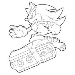 Coloring page: Sonic (Video Games) #153967 - Free Printable Coloring Pages