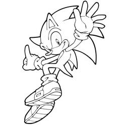 Coloring page: Sonic (Video Games) #153969 - Free Printable Coloring Pages