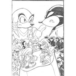 Coloring page: Sonic (Video Games) #153977 - Free Printable Coloring Pages