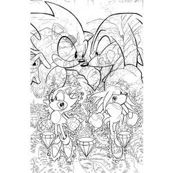 Coloring page: Sonic (Video Games) #153980 - Free Printable Coloring Pages