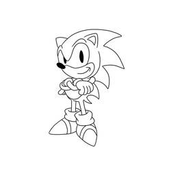 Coloring page: Sonic (Video Games) #153984 - Free Printable Coloring Pages