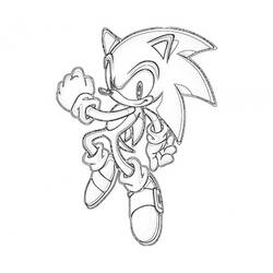 Coloring page: Sonic (Video Games) #153988 - Free Printable Coloring Pages