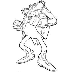 Coloring page: Sonic (Video Games) #153990 - Free Printable Coloring Pages