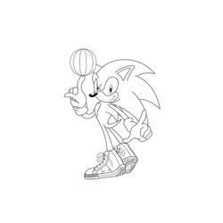 Coloring page: Sonic (Video Games) #153993 - Free Printable Coloring Pages