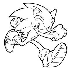 Coloring page: Sonic (Video Games) #153994 - Free Printable Coloring Pages