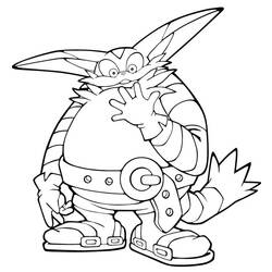 Coloring page: Sonic (Video Games) #153998 - Free Printable Coloring Pages