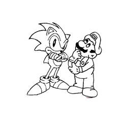 Coloring page: Sonic (Video Games) #153999 - Free Printable Coloring Pages