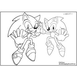 Coloring page: Sonic (Video Games) #154004 - Free Printable Coloring Pages