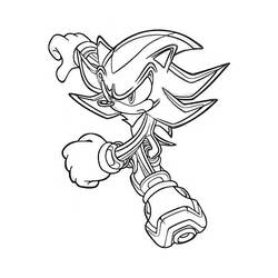 Coloring page: Sonic (Video Games) #154011 - Printable coloring pages