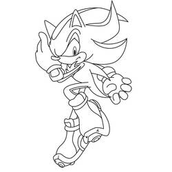 Coloring page: Sonic (Video Games) #154025 - Free Printable Coloring Pages