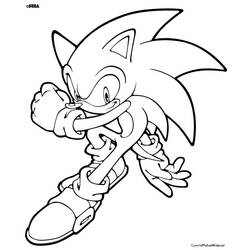 Coloring page: Sonic (Video Games) #154044 - Free Printable Coloring Pages