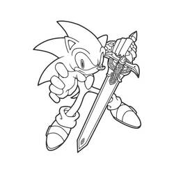 Sonic (Video Games) coloring page #180827 to print and color