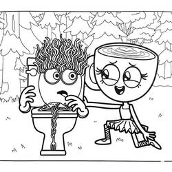 Spaghetti Tualetti (Video Games) coloring page #222138 to print and color