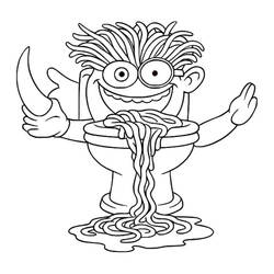 Spaghetti Tualetti (Video Games) coloring page #222141 to print and color