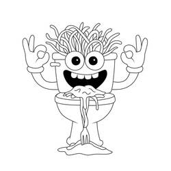 Spaghetti Tualetti (Video Games) coloring page #222142 to print and color