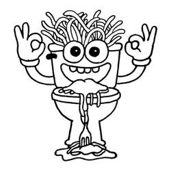 Spaghetti Tualetti (Video Games) coloring page #222145 to print and color