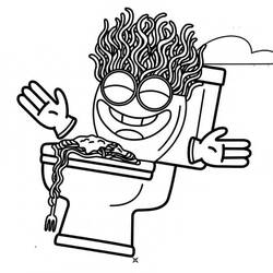 Spaghetti Tualetti (Video Games) coloring page #222147 to print and color