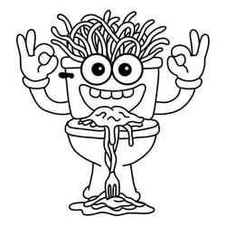 Spaghetti Tualetti (Video Games) coloring page #222149 to print and color