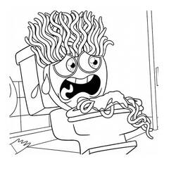 Spaghetti Tualetti (Video Games) coloring page #222155 to print and color