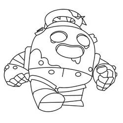 Spike Brawl Stars (Video Games) coloring page #221045 to print and color