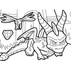 Spyro (Video Games) coloring page #205129 to print and color