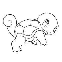 Squirtle (Video Games) coloring page #181484 to print and color