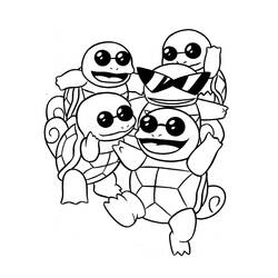 Squirtle (Video Games) coloring page #181485 to print and color