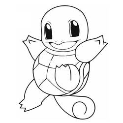 Squirtle (Video Games) coloring page #181492 to print and color