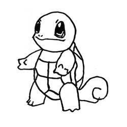 Squirtle (Video Games) coloring page #181495 to print and color