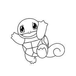 Squirtle (Video Games) coloring page #181503 to print and color