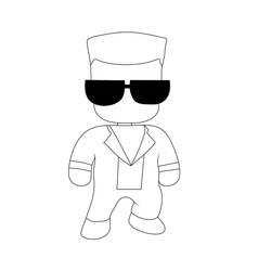 Stumble Guys (Video Games) coloring page #185941 to print and color