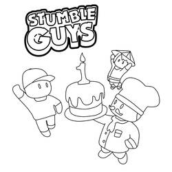 Stumble Guys (Video Games) coloring page #185944 to print and color