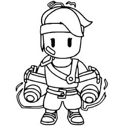 Stumble Guys (Video Games) coloring page #215575 to print and color