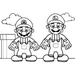 Coloring page: Super Mario Bros (Video Games) #153578 - Free Printable Coloring Pages