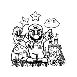Coloring page: Super Mario Bros (Video Games) #153591 - Free Printable Coloring Pages