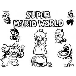 Coloring page: Super Mario Bros (Video Games) #153593 - Free Printable Coloring Pages