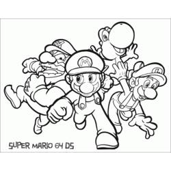 Coloring page: Super Mario Bros (Video Games) #153595 - Free Printable Coloring Pages