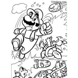 Coloring page: Super Mario Bros (Video Games) #153606 - Free Printable Coloring Pages