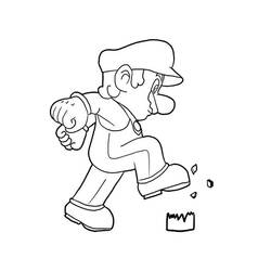 Coloring page: Super Mario Bros (Video Games) #153617 - Free Printable Coloring Pages