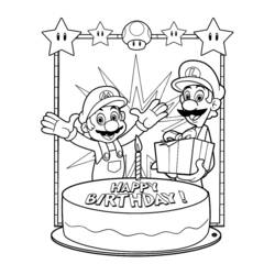 Coloring page: Super Mario Bros (Video Games) #153620 - Free Printable Coloring Pages