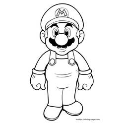 Coloring page: Super Mario Bros (Video Games) #153629 - Printable coloring pages