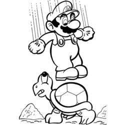 Coloring page: Super Mario Bros (Video Games) #153668 - Free Printable Coloring Pages