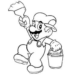 Coloring page: Super Mario Bros (Video Games) #153669 - Free Printable Coloring Pages