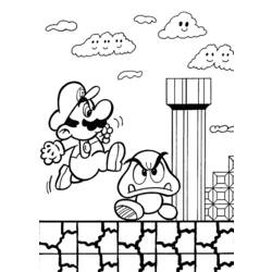 Coloring page: Super Mario Bros (Video Games) #153678 - Free Printable Coloring Pages