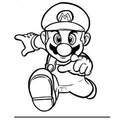 Coloring page: Super Mario Bros (Video Games) #153694 - Free Printable Coloring Pages