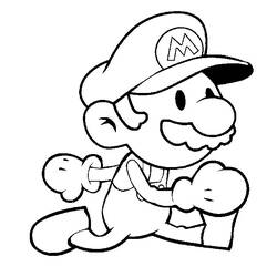 Coloring page: Super Mario Bros (Video Games) #153703 - Free Printable Coloring Pages