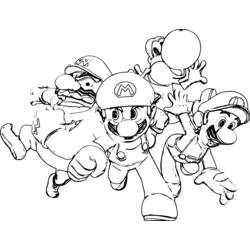Coloring page: Super Mario Bros (Video Games) #153704 - Free Printable Coloring Pages