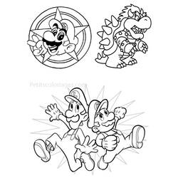 Coloring page: Super Mario Bros (Video Games) #153709 - Free Printable Coloring Pages