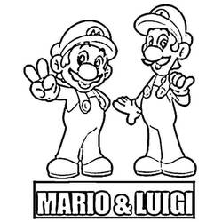 Coloring page: Super Mario Bros (Video Games) #153722 - Printable coloring pages