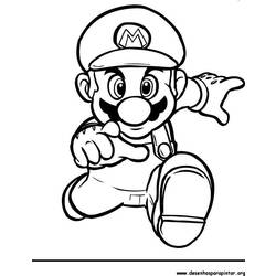 Coloring pages: Super Mario Bros - Printable coloring pages